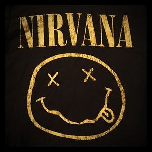 Nirvana Smiley Face Hoodie